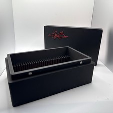 Premium gold bullion storage box - customisable - sleek - 30 slots - magnetic