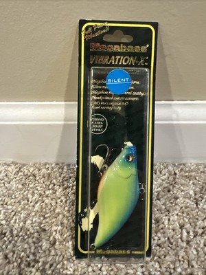 Megabass Silent VIBRATION-X...Bone Blue Back Chart...NIB!!!