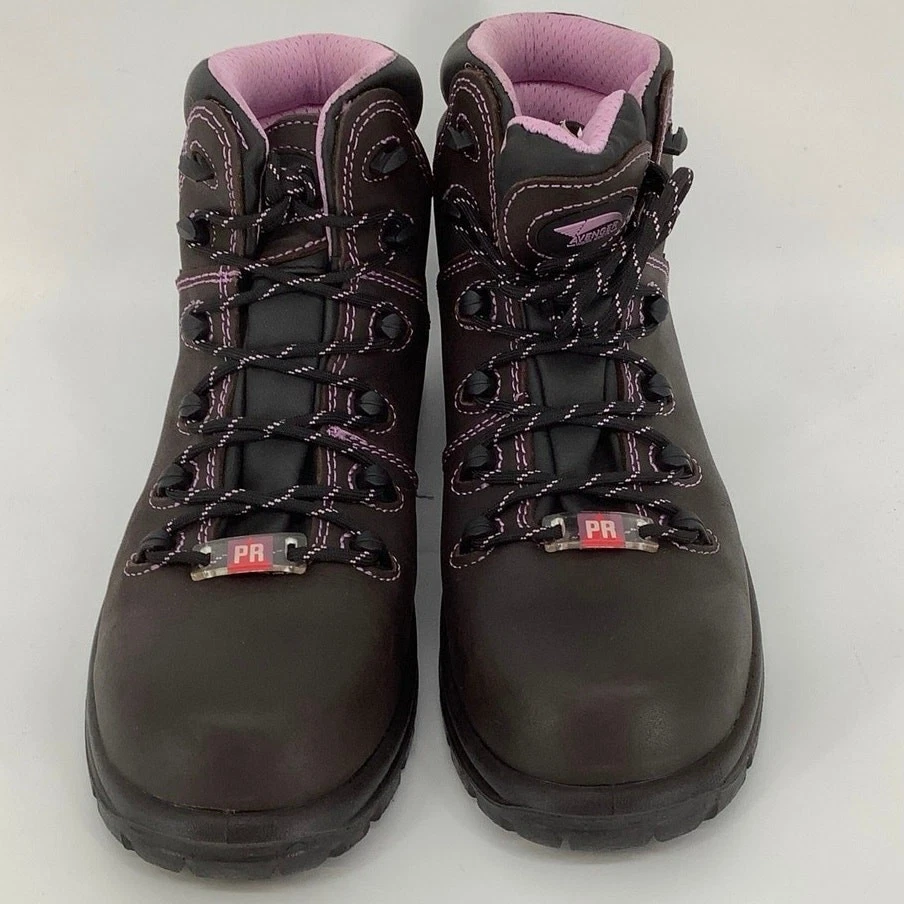 Botas de Trabajo Avenger Talla 9W Marrón/Lila Marco Resistente a Pinchazos Comp-Toe P13-11 Foto 2 de 4