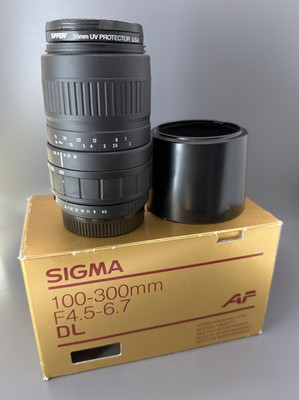 Sigma (FOR PENTAX AF) DL 100-300mm f/4.5-6.7 AF DL Interchangeable Lens JAPAN
