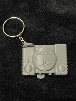 3D Printed PlayStation Console Keychain