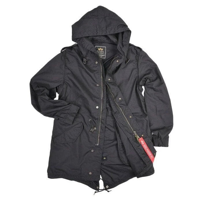 ALPHA M-51 Field Jacket Fish Tail Medium Cotton/Polyester