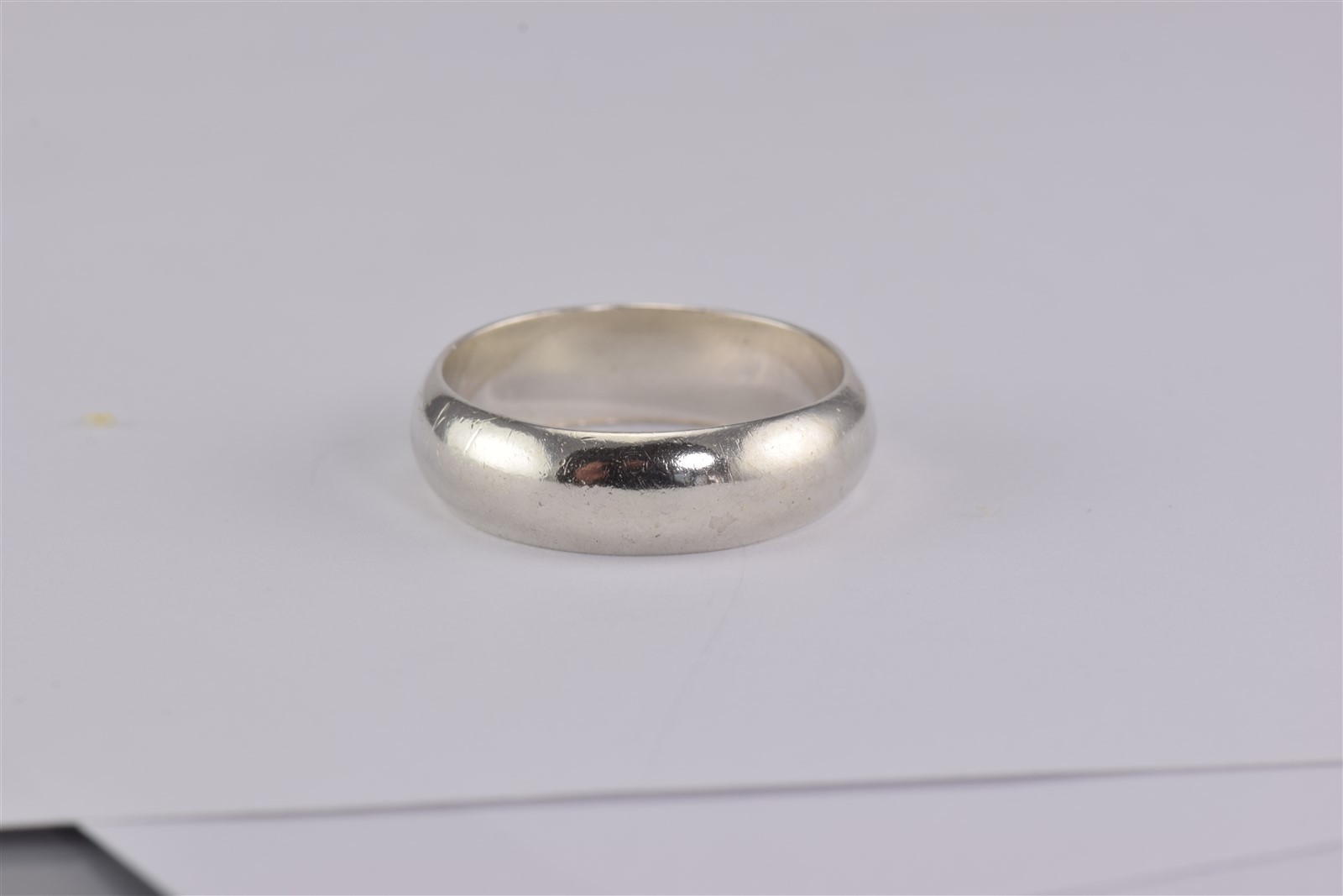 Sterling Silver Solid Rounded Side Simple Band Ri… - image 7