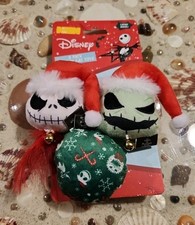 Disney Nightmare Before Christmas 3 Pack Holiday Cat Toys with Catnip Inside NEW