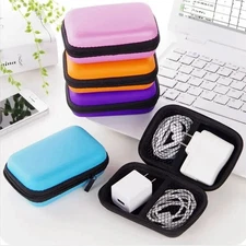 Storage Bag Travel Sundries Charging Case for Earphone Package Zipper Portable