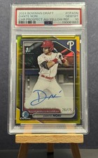 2024 Bowman Draft 1st Chrome Autograph Dante Nori #CPA-DN Yellow /75 PSA 10 💎🔥