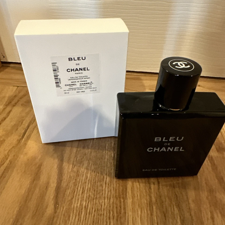 A Rare Difícil de Encontrar Blue De Chanel Eau De Toilette 100 ml Fragancia para Hombres Foto 4 de 4