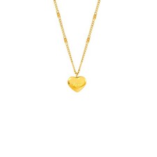 Gold Heart Necklaces Choker For Women Love Pendant,Dainty Small Gold Heart Neckl