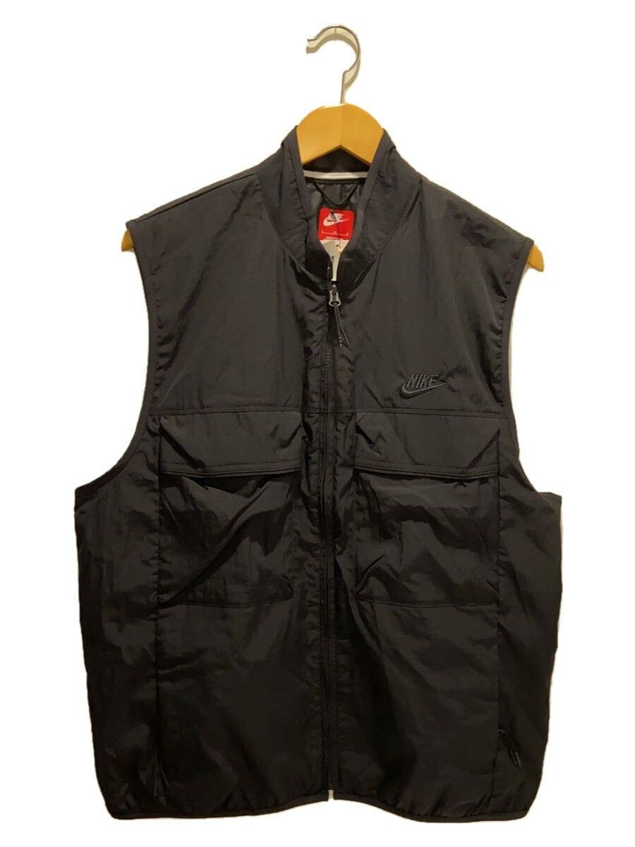 NIKE nylon vest with tag M TCH WVN L Black FZ0749-010 Used NIKE nylon vest with tag M TCH WVN L Black FZ0749-010 Used