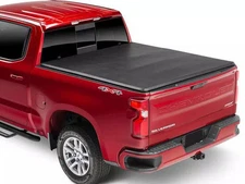 Black Horse PREMIER Soft Tonneau Cover 6.6ft TriFold Black fit 19-24 Sierra 1500
