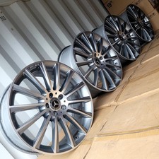Mercedes GLC 20" AMG ALLOY WHEELS Genuine Turbines C E Class Vito - Grey/D-Cut