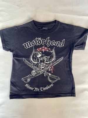 Motörhead Pirate Shiver Me Timbers Kinder T-Shirt Alter 5-6 Jahre Jungen Mädchen Unisex