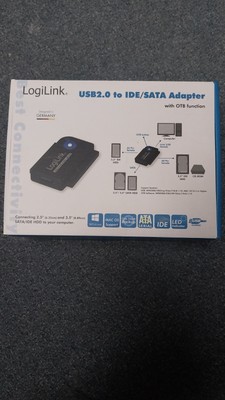 LogiLink USB 2.0 IDE/SATA Adapter OTB Funktion 2,5'' 3,5'' HDD 