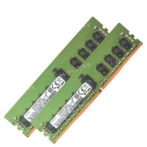 Samsung 32GB 2X16GB DDR4-21300R 2666MHZ 288PIN 1.2V ECC Registered Server Memory - Afbeelding 2 van 6