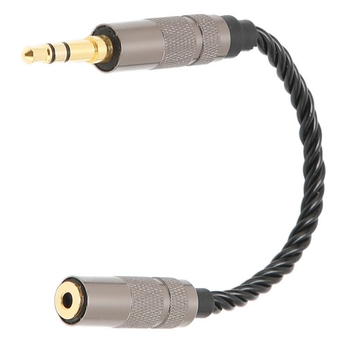 3.5 Male To 2.5 Female Adapter Silver Plated Copper Headphone Jack Conversion CB - Afbeelding 9 van 22