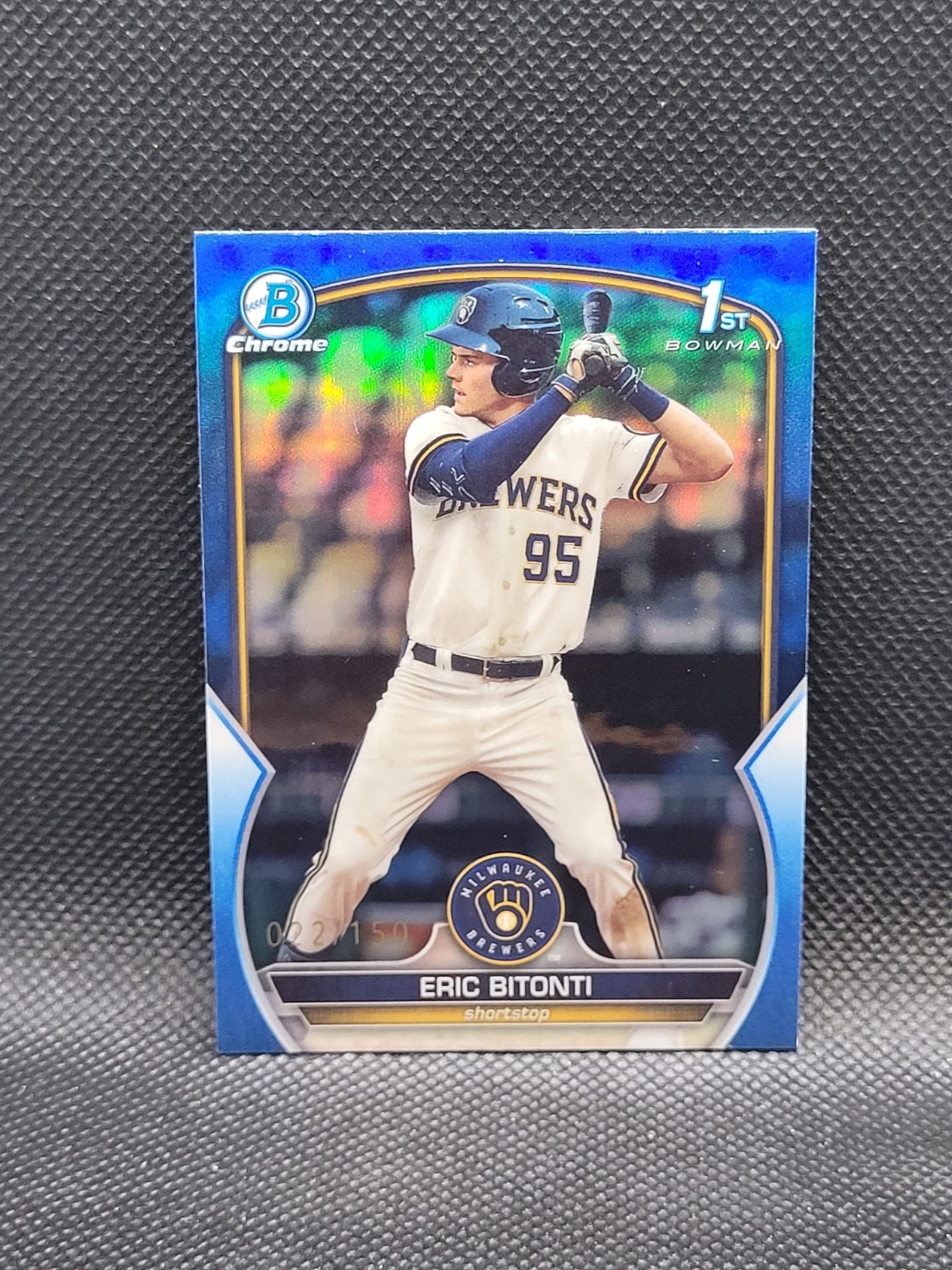 2023 Bowman Chrome Draft ERIC BITONTI blue refractor - 022/150 - RC - 1st