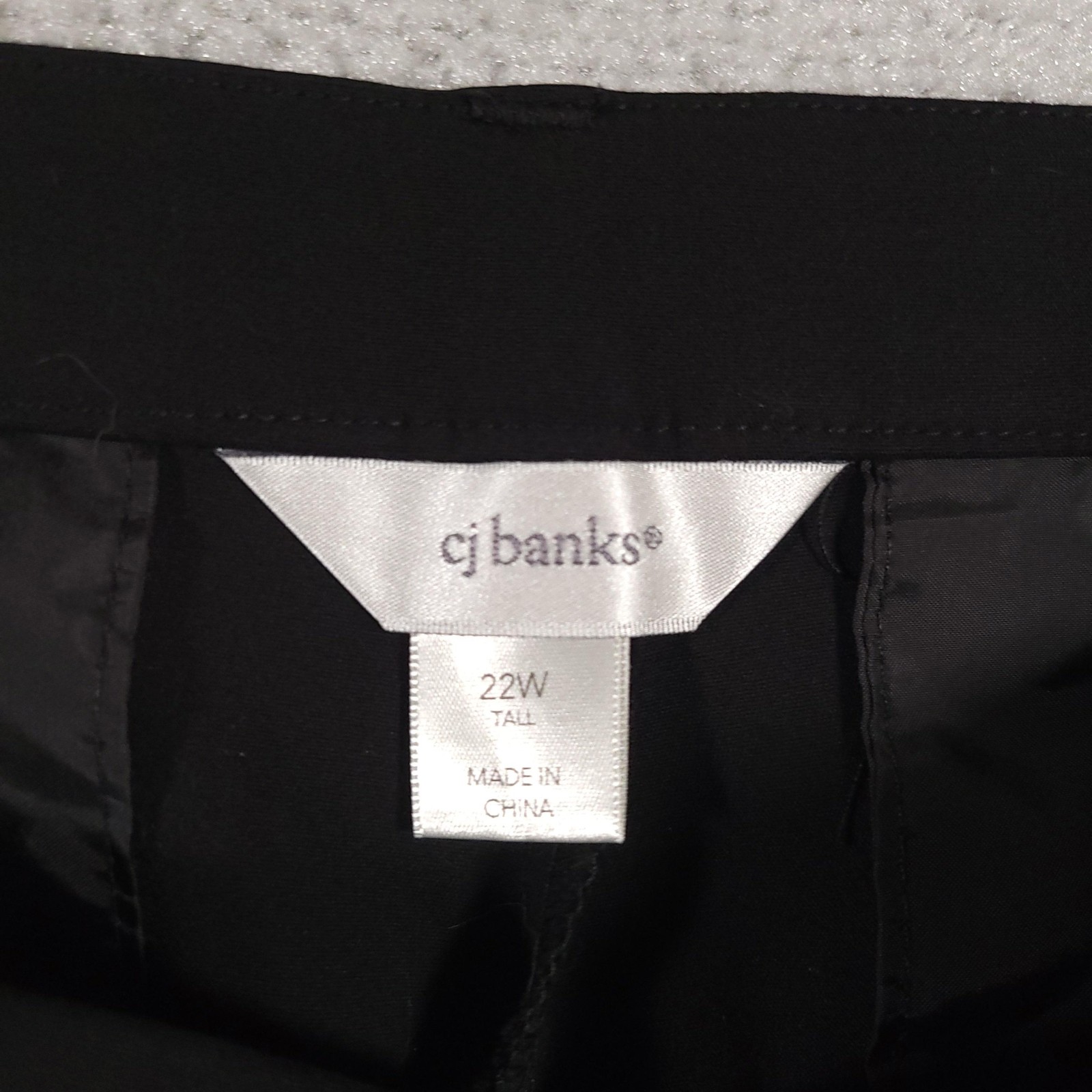 CJ Banks Pants Womens 22W Tall Classic Fit Uptown Straight Leg Dress Career