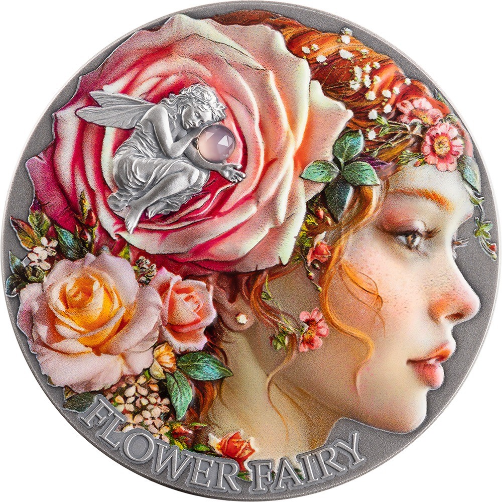 2026 Cameroon Nature Spirits Series Flower Fairy 2 oz Silver Coin 500 Mintage