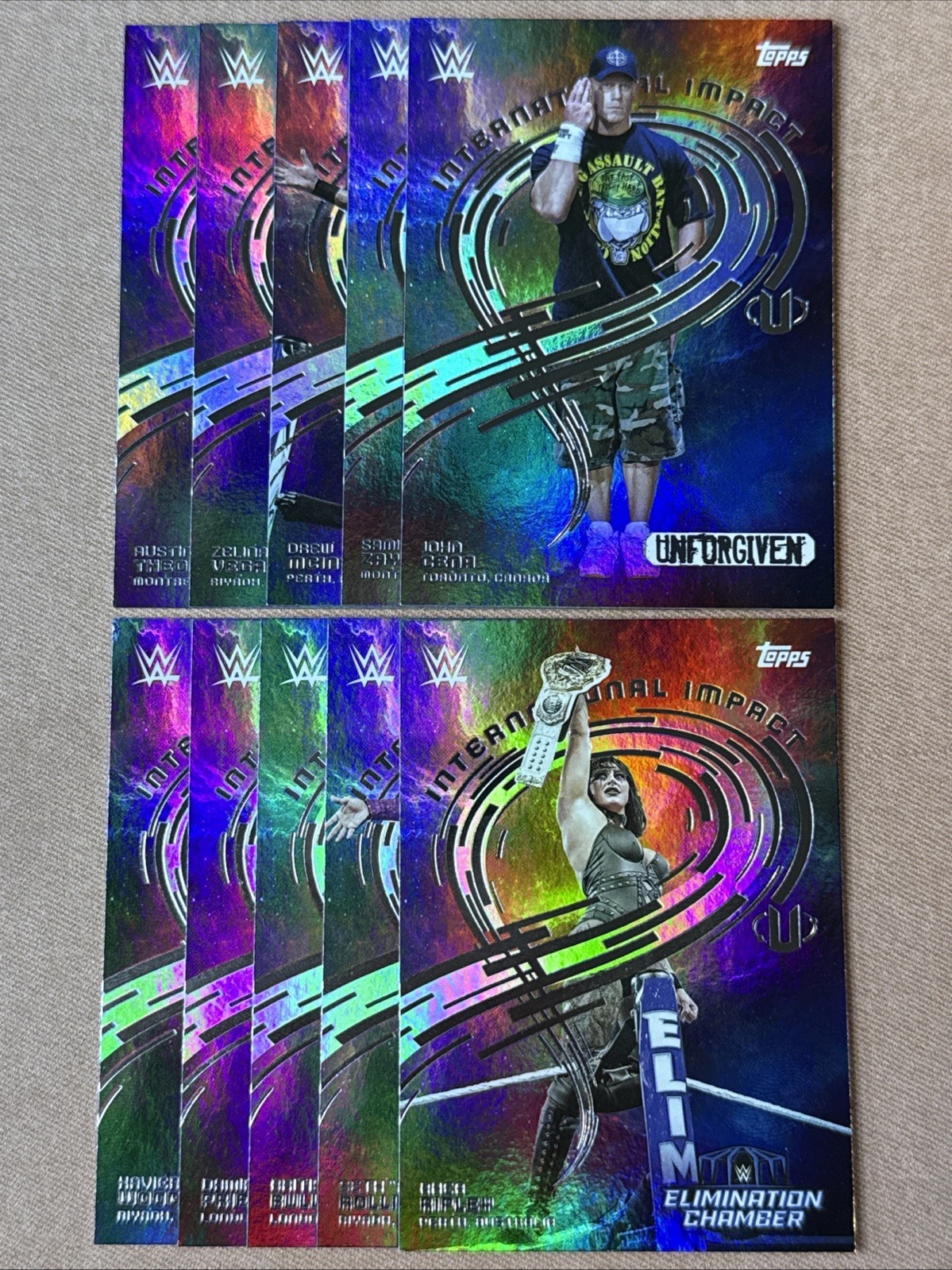 INTERNATIONAL IMPACT 2025 Topps Universe WWE Wrestling You Pick/Choose!  READ*