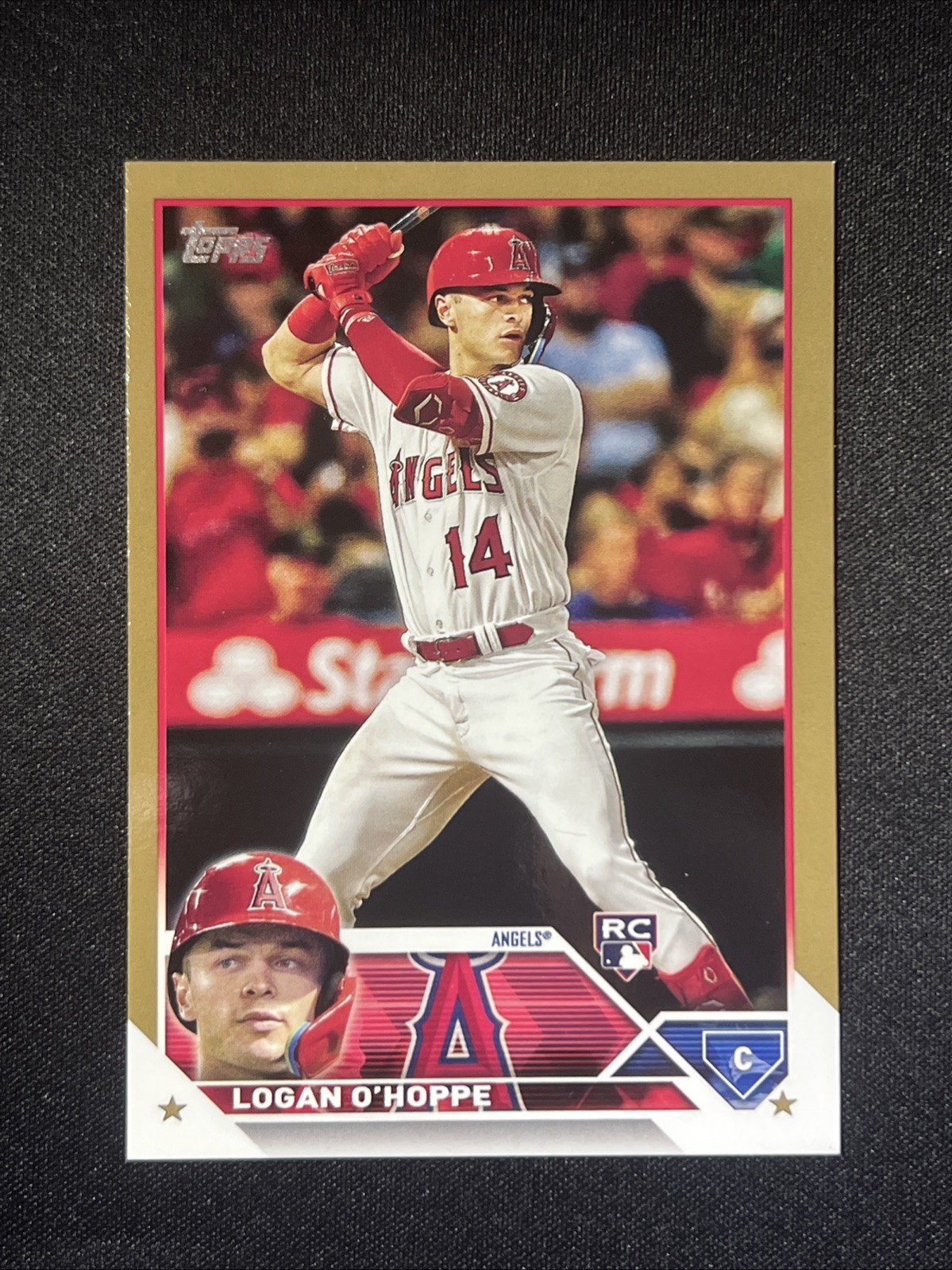 2023 Topps Series Two Logan O'Hoppe Gold /2023 Rookie RC #363 Angels