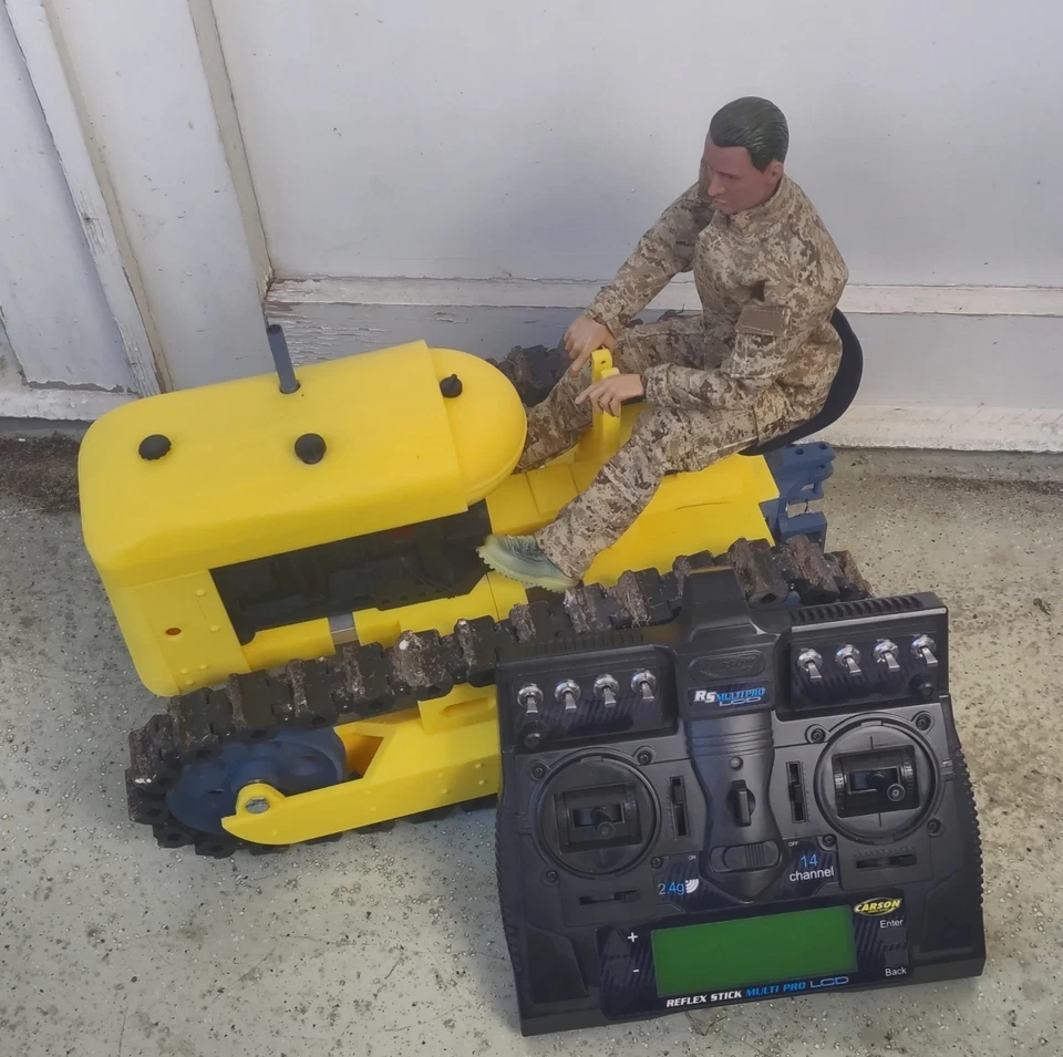 RC Kettentraktor 3d Druck Inkl Elektronik 1:6 2 4 GHz RC