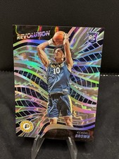 KENDALL BROWN 2022/23 PANINI REVOLUTION #107 ROOKIE HOLO SILVER ASIA /75 RC SP