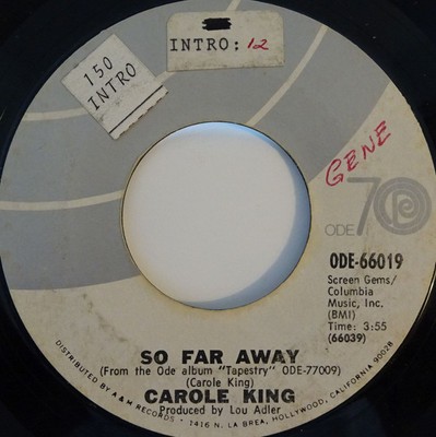 Carole King - So Far Away (7'', Single)