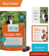 Allergy Pro Soft Chews for Dogs   Seasonal Relief with Hickory Smoke Flavor ...