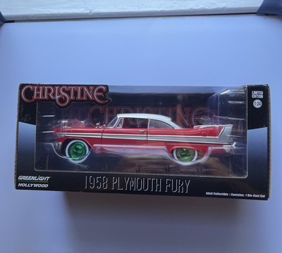 Greenlight Hollywood 1:24 Scale 1958 Plymouth Fury Christine GREEN CHASE