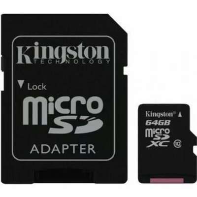 64GB Kingston Micro SD Karte SDHC SDXC Speicherkarte TF Class 10 64GB SD Adapter UK