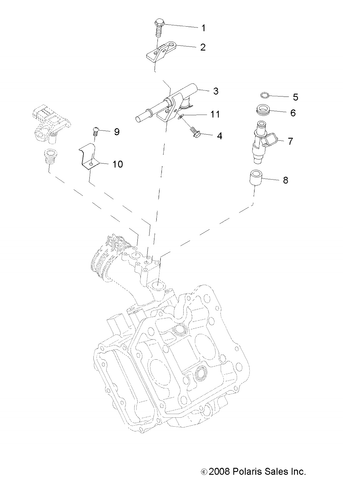 Polaris Injector Assembly, Genuine OEM Part 3089893, Qty 1 - Picture 6 of 6