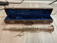 VINTAGE ELKHART INDIANA CAVALIER METAL CLARINET For Parts Or Repair