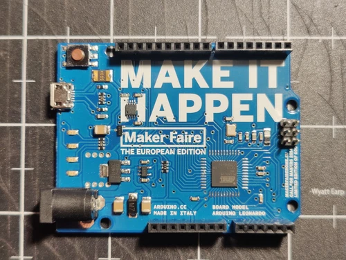 Original Arduino Leonardo Maker Faire Rom 2014 Ambassador Kit Limited Edition