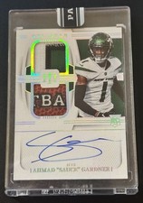 2022 National Treasures Ahmad Sauce Gardner Rookie Patch Auto Black Box 1/1