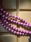 Ethiopian Coptic Cross Pendant On Multi Layered Pink Wooden Beaded Necklace RARE — photo 3
