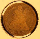 1882 US Seated Liberty Silver Dime G-4