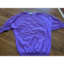 Vintage Sloppy Joes Purple Dolman Sleeve Sweatshirt Made in USA Uni Size
