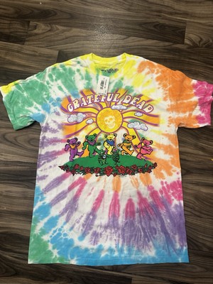 NEW GRATEFUL DEAD Sunshine Bear Tie-Dye Shirt 2021 Liquid Blue Men s Medium