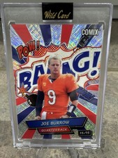 Joe Burrow 15/15 Wild Card Comix BANG Holo SSP Bengals QB