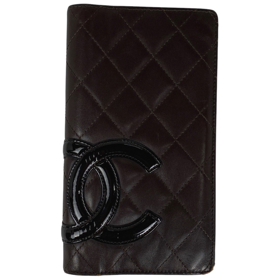 Chanel Cambon Line Bifold Long Wallet For Women Used