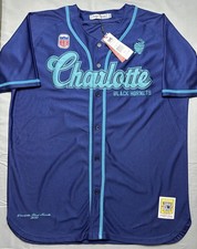 Charlotte Black Hornets NWT Jersey Mens 3XL Navy 1950 Negro Baseball #31 NEW