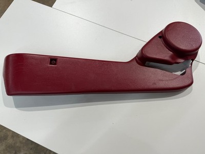 87-91 1987-1991 Ford Bronco Truck Seat Trim Panel Cover Red Driver OEM Left