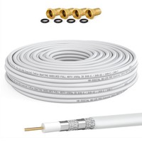 10M Koaxialkabel 135Db Sat Antennenkabel Digital Sat Koax Kabel Hdtv F-Stecker
