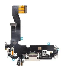 Black Charging Port Dock Base Mic Flex Cable Repairing Parts For Apple 12/12Pro
