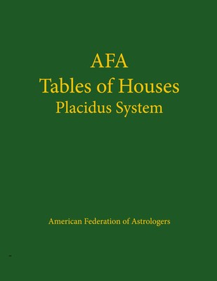 Tables of Houses Placidus System | Astro Numeric Service (u. a.) | Taschenbuch