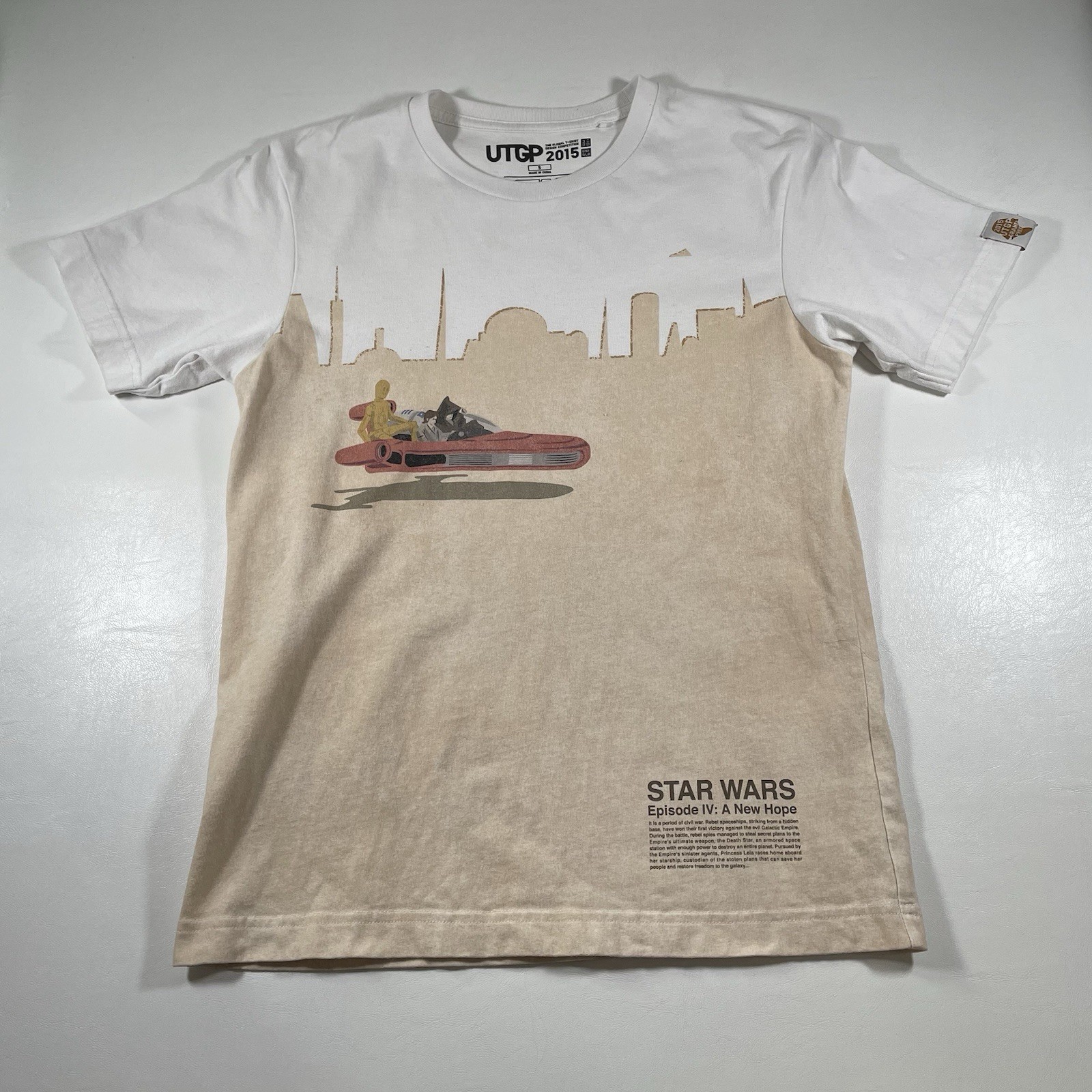 Uniqlo UTGP Star Wars IV A New Hope T Shirt S 2015 Graphic Grand Prix Lucasfilm thumbnail 18