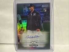 2025 Topps Stadium Club Will Warren Rookie Auto Rainbow Foil #/25 - NY Yankees