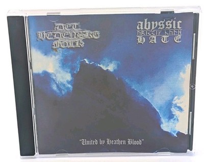 Det Hedenske Folk Abyssic Hate United By Heathen Blood CD 1997 Rare Black Metal 