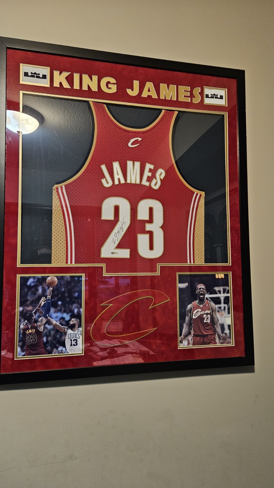 LeBron James Autographed Signed Cleveland Cavaliers Custom Jersey 