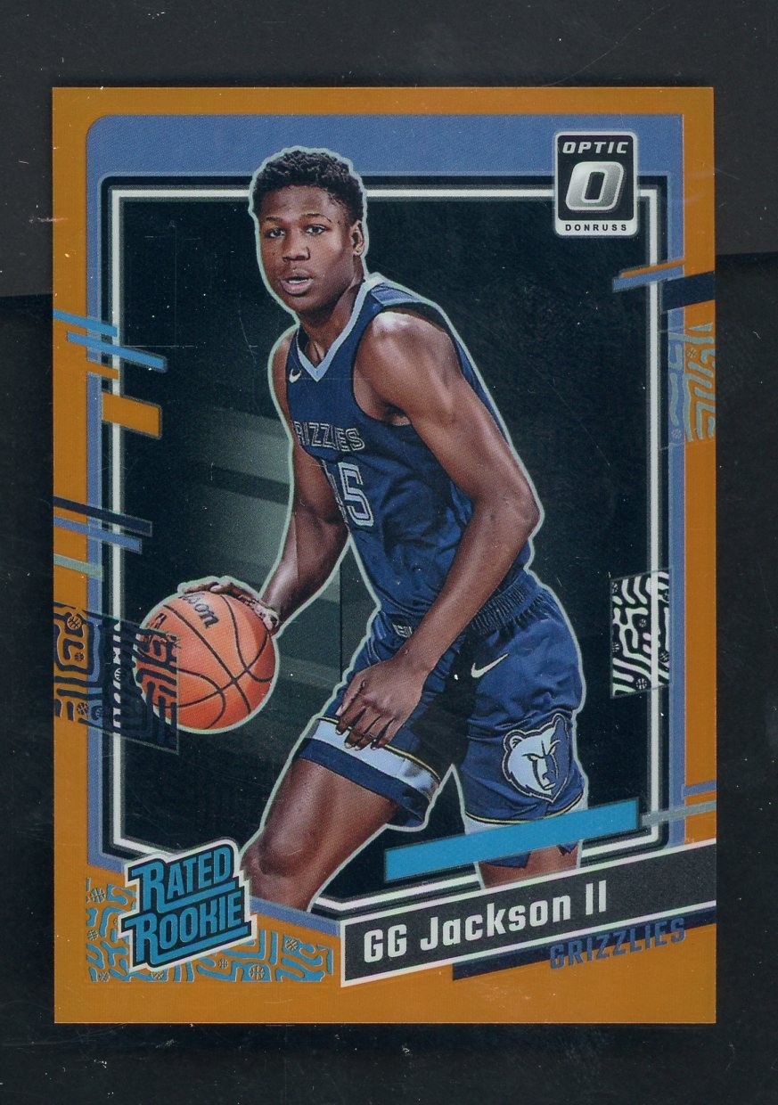 2023-24 Donruss Optic Orange Prizm #228 GG Jackson II Grizzlies RC Rookie 9/199